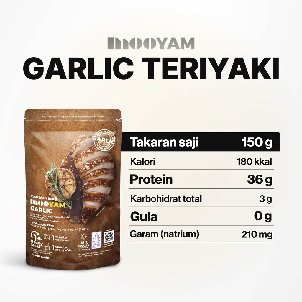 Garlic Teriyaki Dada Ayam Ready to Eat