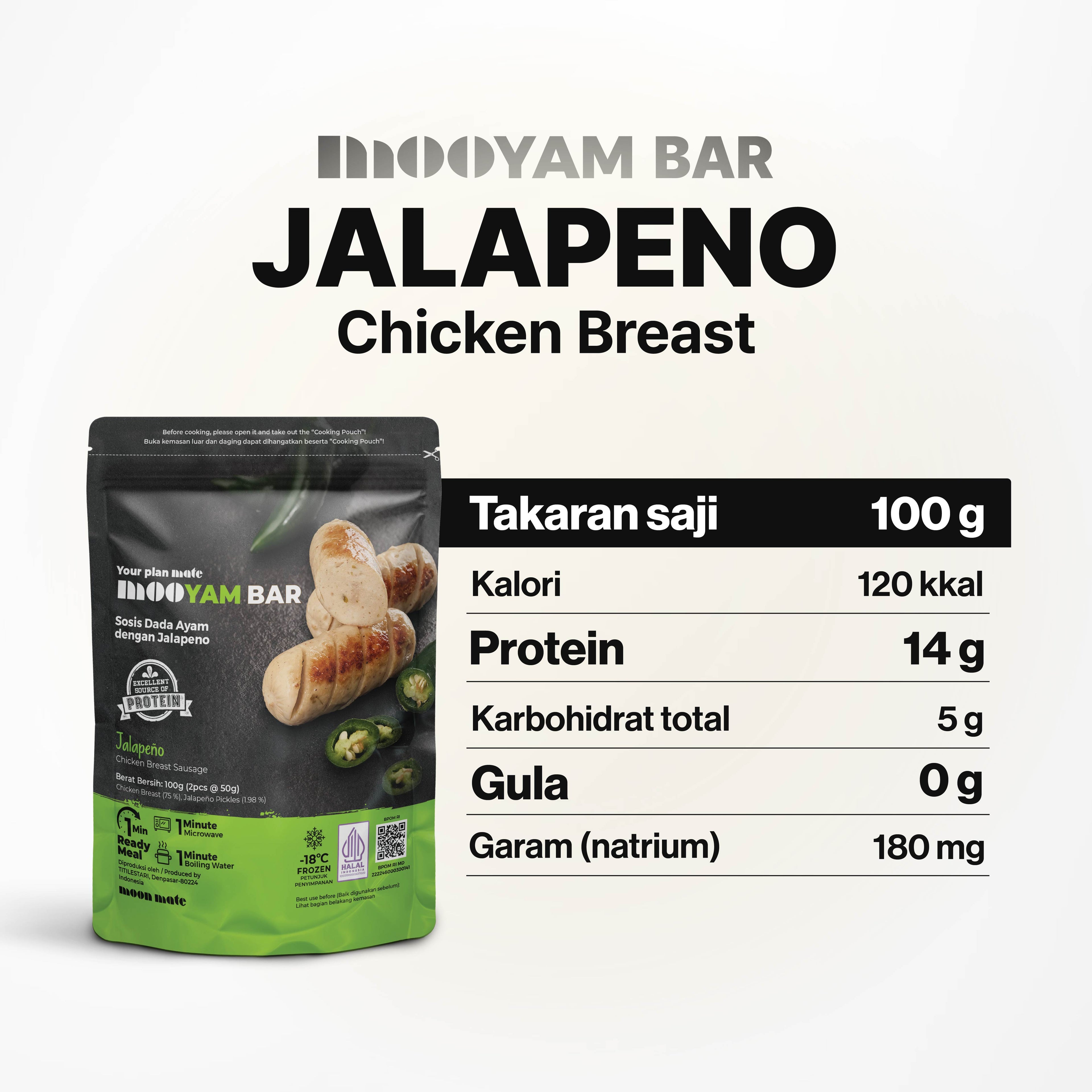 Sausage Jalapeno Dada Ayam Ready to Eat