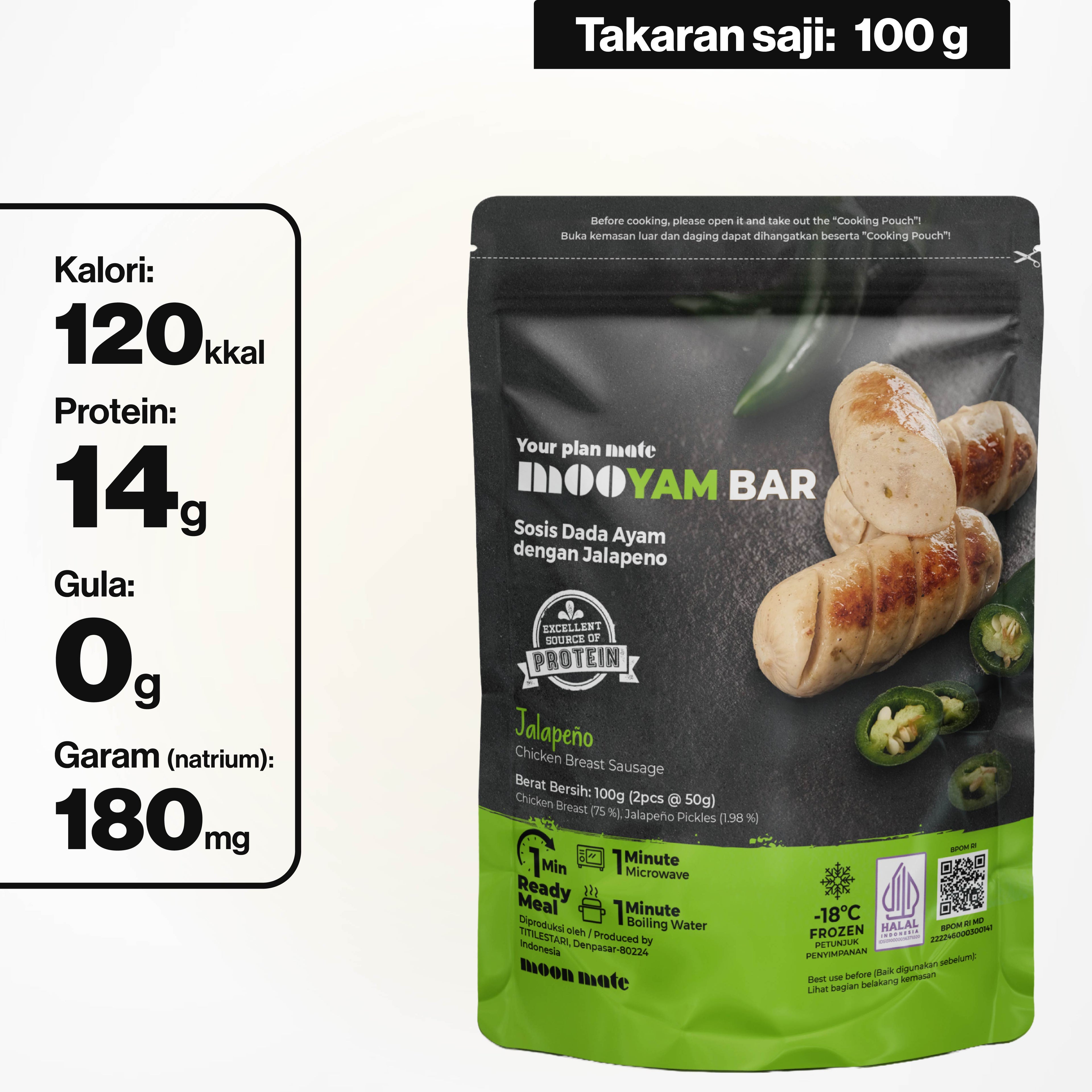 Sausage Jalapeno Dada Ayam Ready to Eat