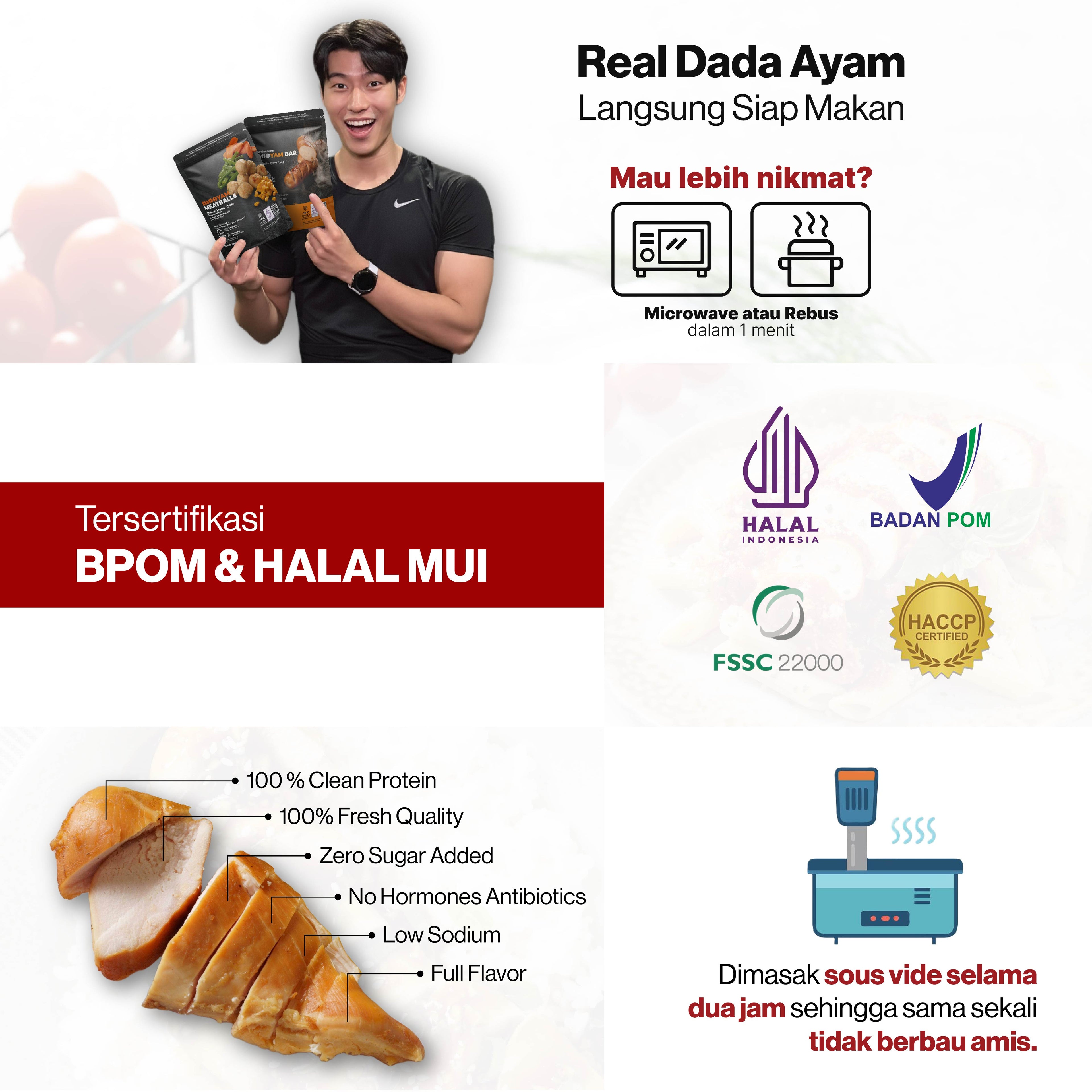 Garlic Teriyaki Dada Ayam Ready to Eat