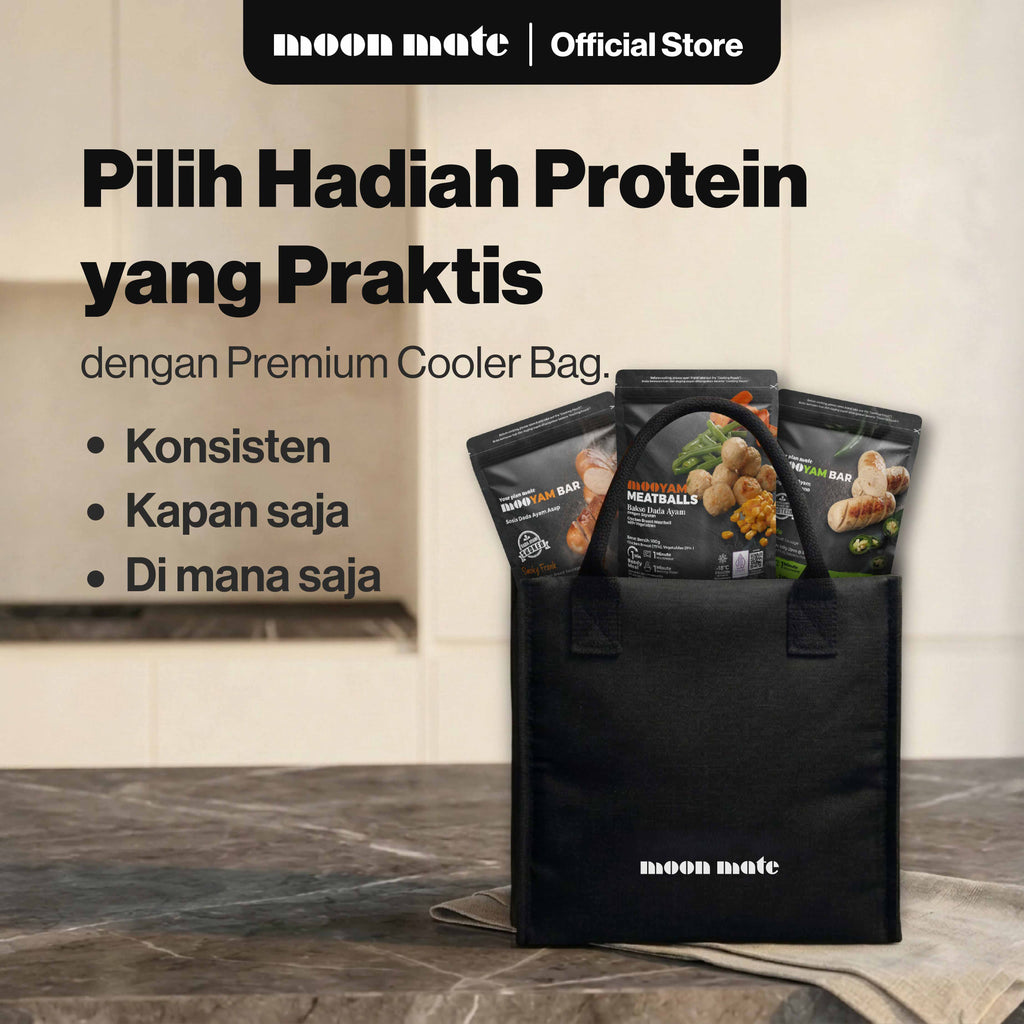Moon Mate Wellness Hampers - MOOYAM Dada Ayam Ready to Eat - Free Cooler Bag