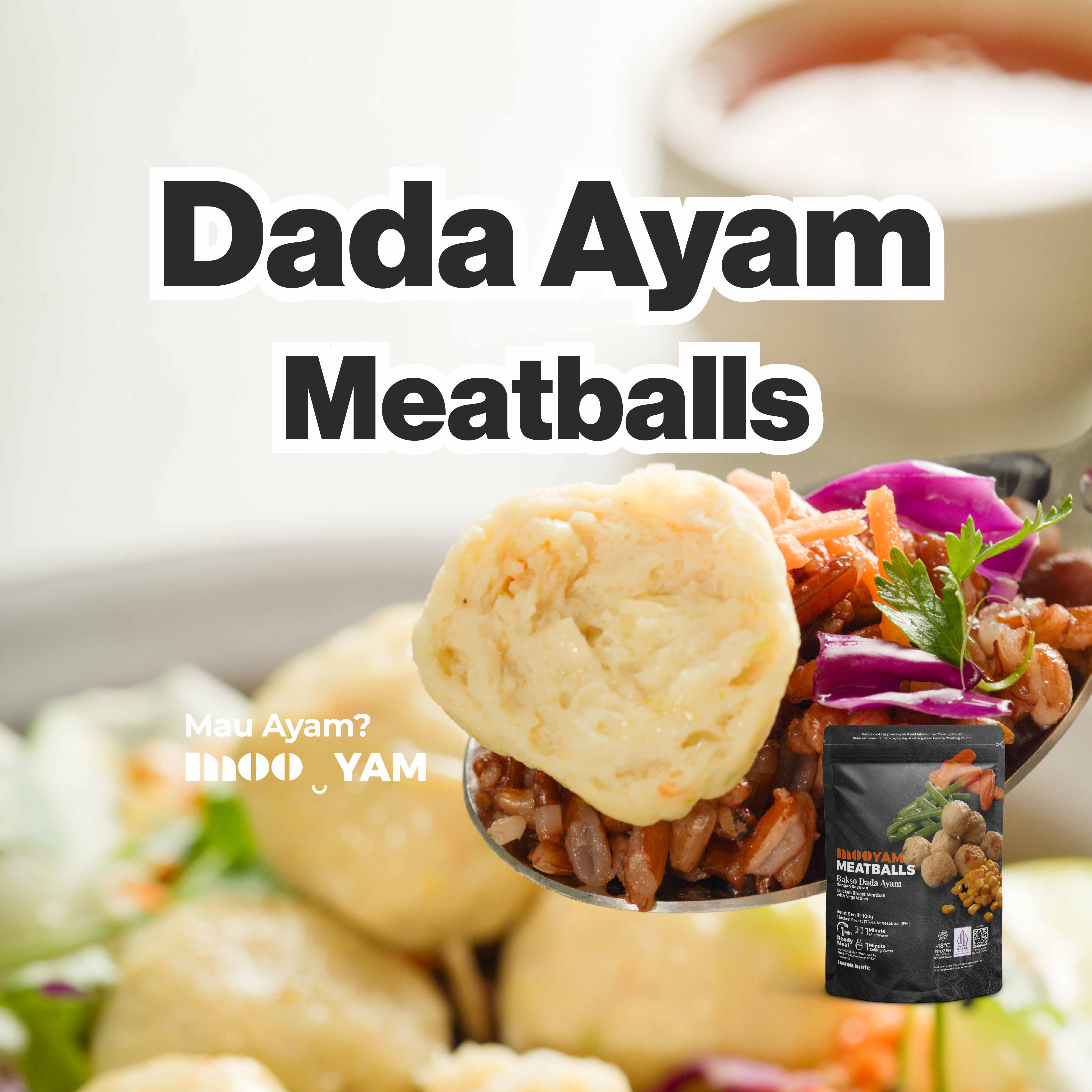 Meatballs Dada Ayam Ready to Eat – Moon Mate